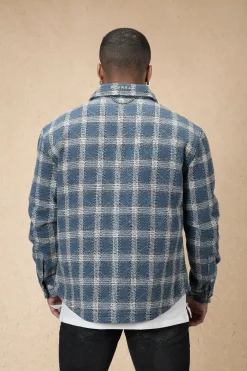 Outerwear<Youngla 556 High Profile Flannel Jacket Black|Brown|Kashmir Blue|Rusty Orange