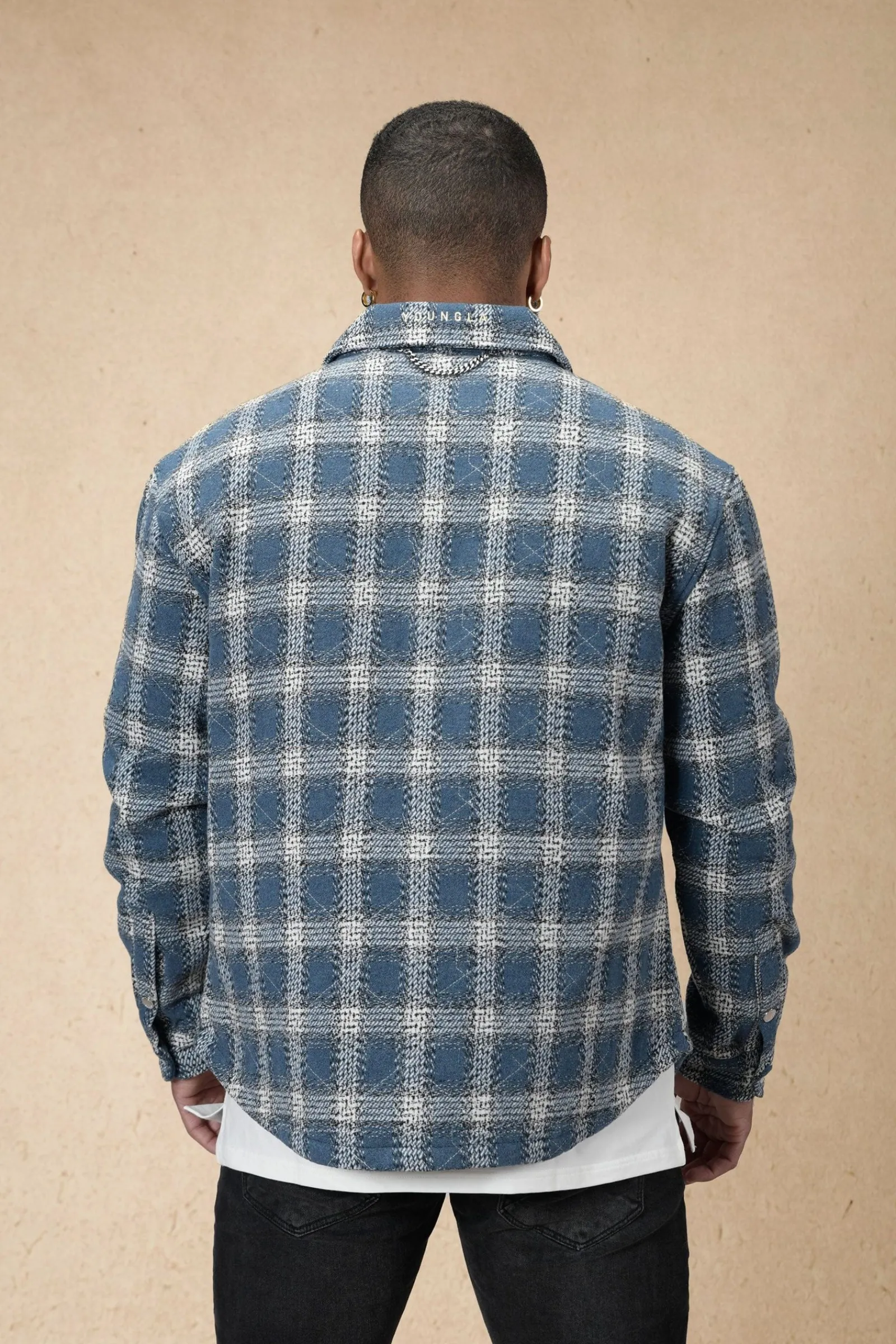 Outerwear<Youngla 556 High Profile Flannel Jacket Black|Brown|Kashmir Blue|Rusty Orange