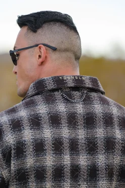 Outerwear<Youngla 556 High Profile Flannel Jacket Black|Brown|Kashmir Blue|Rusty Orange