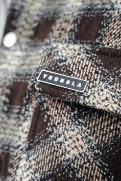 Outerwear<Youngla 556 High Profile Flannel Jacket Black|Brown|Kashmir Blue|Rusty Orange