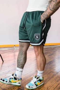 Shorts<Youngla 133 Home Plate Shorts Black|Brown|Carolina Blue|Jungle Green