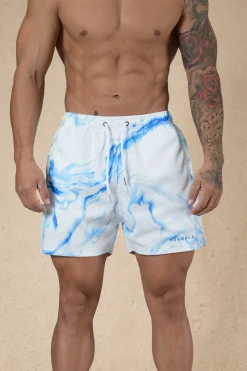 Shorts<Youngla 135 House Party Shorts Midnight Lightning|Japanese Sunrise|Spring Scenery|Blue Ink