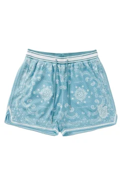 Shorts<Youngla 132 Infamous Bandana Shorts Black|Blue|Burgundy|Chocolate