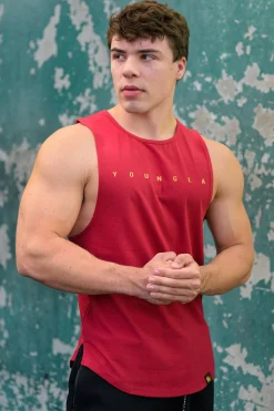 Tanks<Youngla 332 Infinity Muscle Tanks Black|Forest Green|Light Grey|Navy
