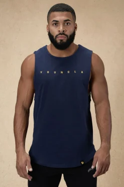 Tanks<Youngla 332 Infinity Muscle Tanks Black|Forest Green|Light Grey|Navy