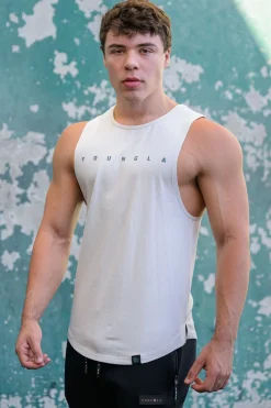 Tanks<Youngla 332 Infinity Muscle Tanks Black|Forest Green|Light Grey|Navy