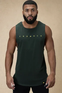 Tanks<Youngla 332 Infinity Muscle Tanks Black|Forest Green|Light Grey|Navy