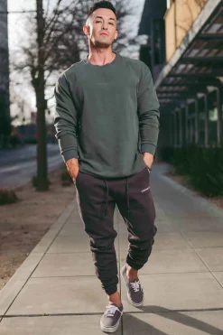 Joggers<Youngla 210 Kick-Back Joggers Black|Forest Green|Mocha|Navy