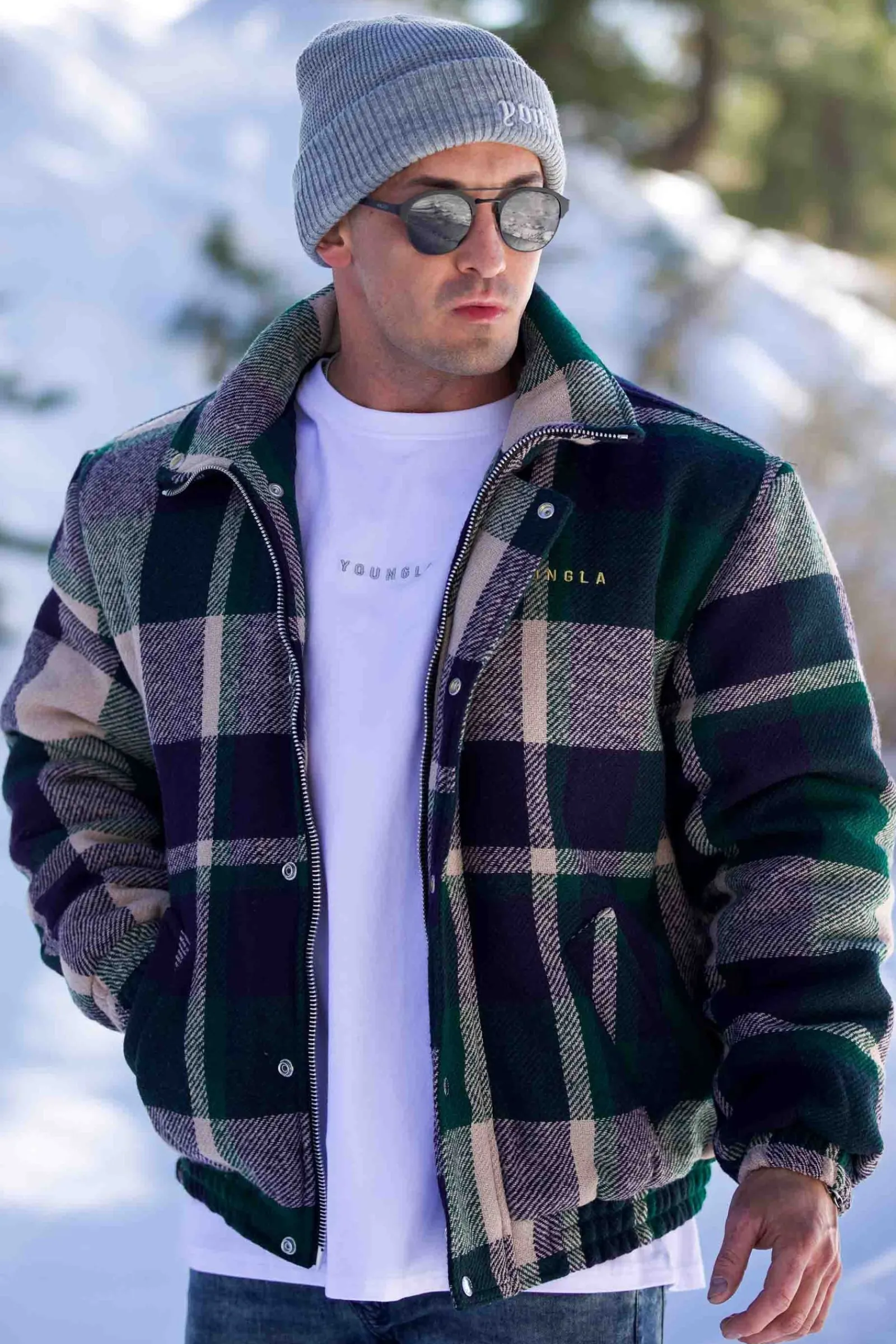 Outerwear<Youngla 563 Kingpin Jackets Black|Green|Off-White|Red