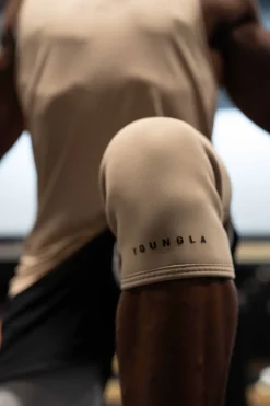 Accessories<Youngla 914 Knee Sleeves Black|Tan