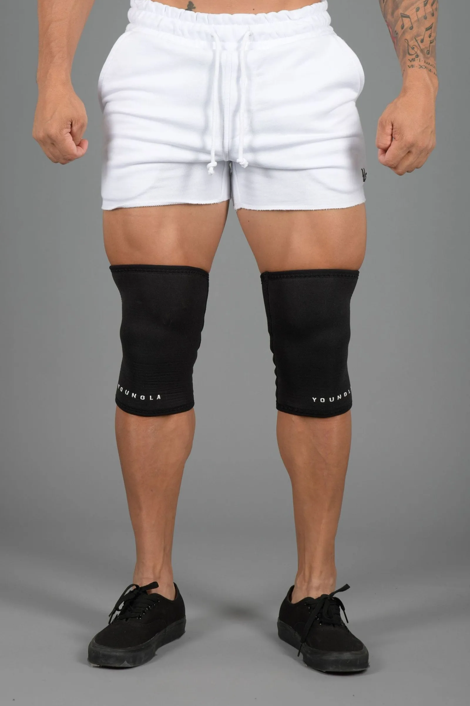 Accessories<Youngla 914 Knee Sleeves Black|Tan