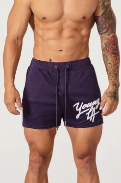 Shorts<Youngla 104 Legacy Shorts Black|Brown|Carolina Blue|Deep Purple