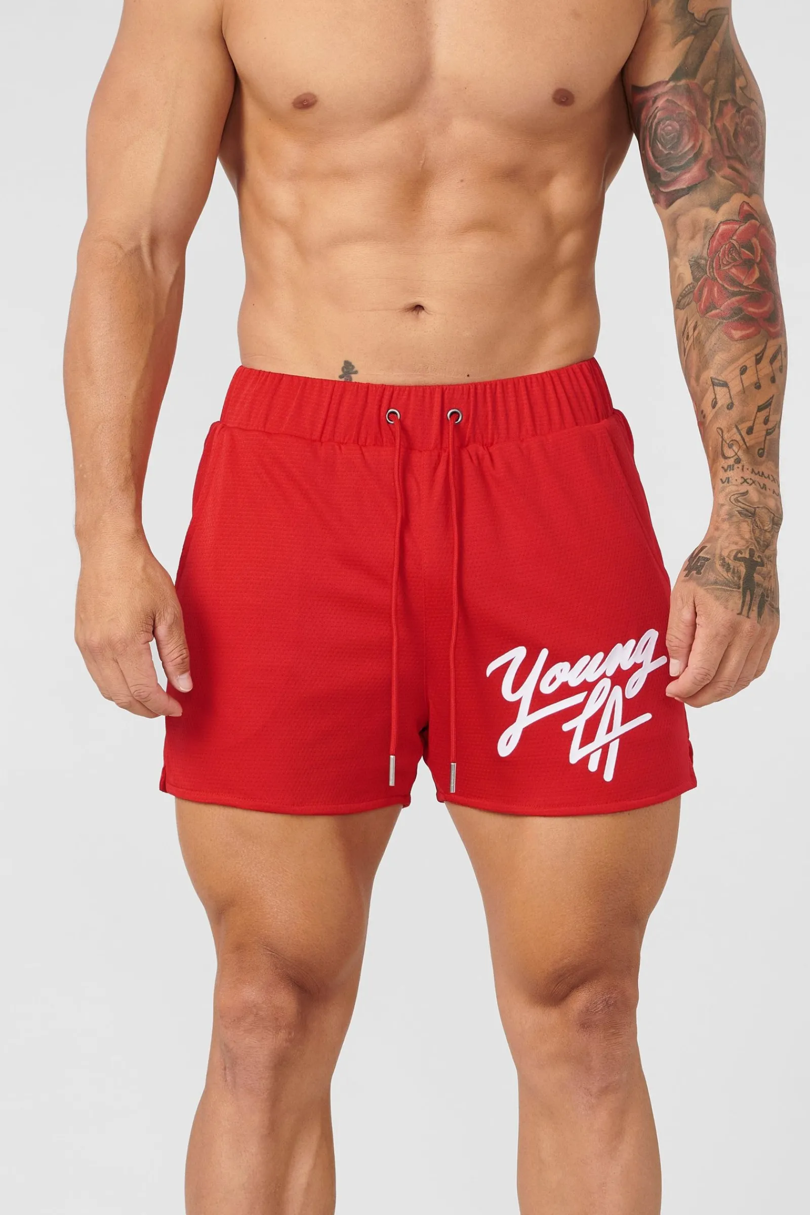 Shorts<Youngla 104 Legacy Shorts Black|Brown|Carolina Blue|Deep Purple