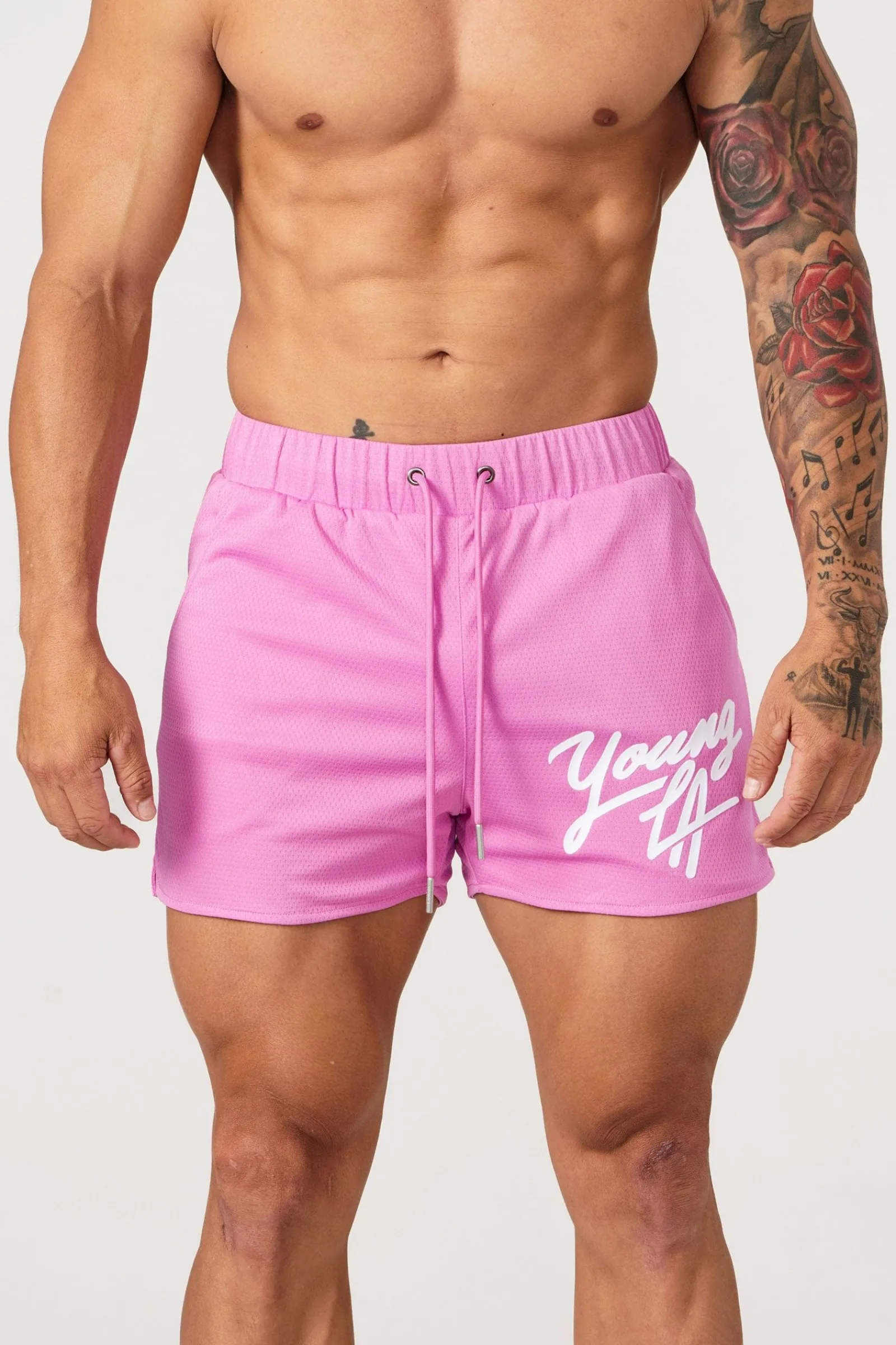 Shorts<Youngla 104 Legacy Shorts Black|Brown|Carolina Blue|Deep Purple