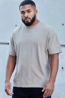 Shirts<Youngla 481 Letter Tees Black|Brown|White|Gunmetal