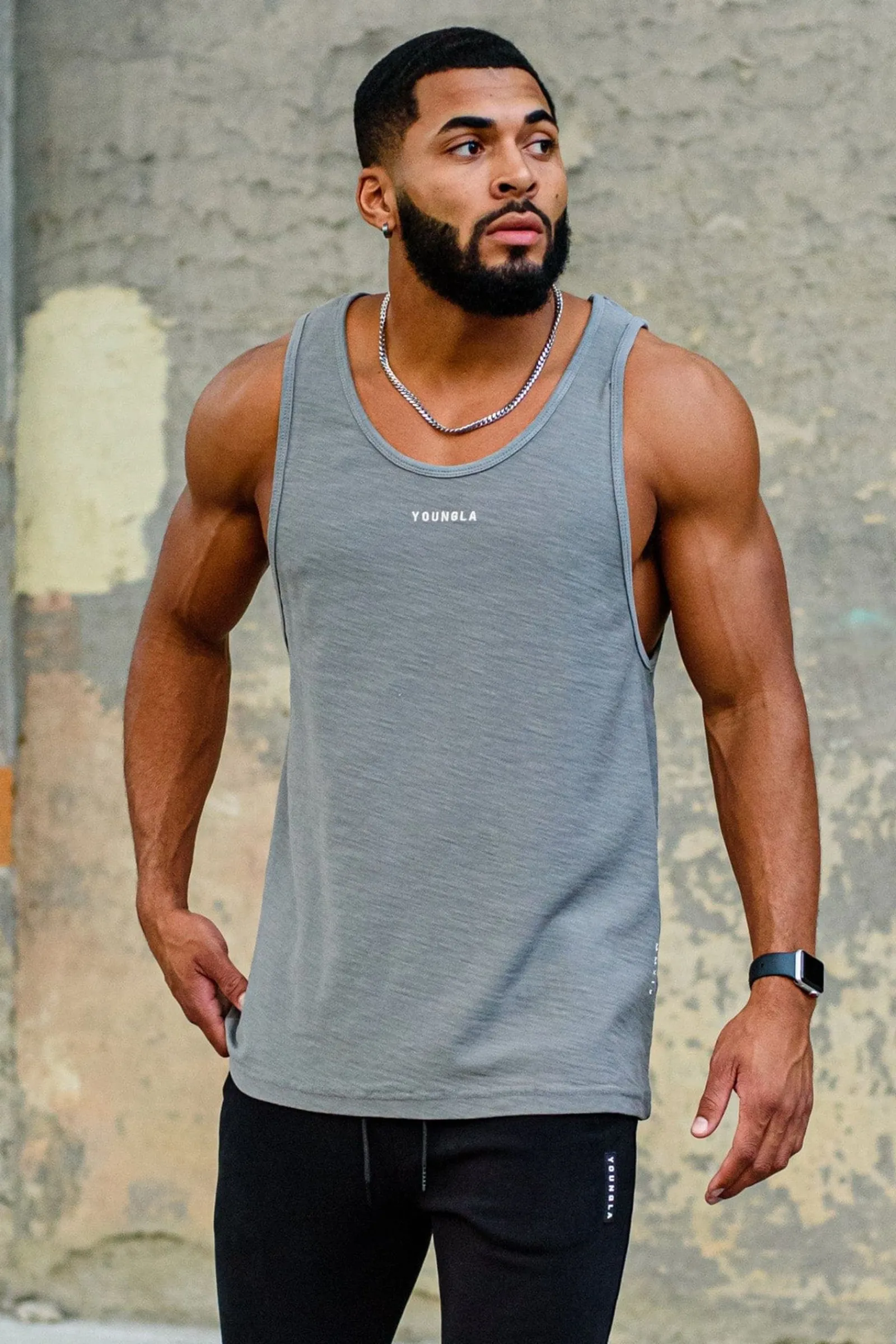 Tanks<Youngla 325 Marine Slub Tanks Black|Slate Wash|Sky Blue Wash|Mint Wash
