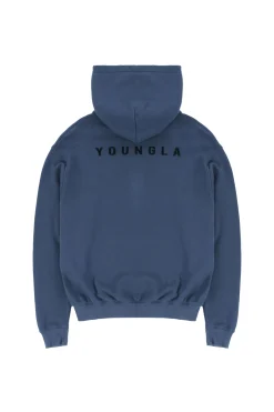 Outerwear<Youngla 515 Monarch Zip-Up Hoodie Black Wash|Bone Wash|Forest Green Wash|Navy Wash