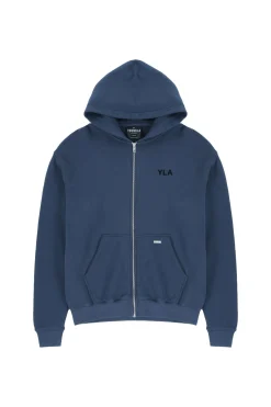 Outerwear<Youngla 515 Monarch Zip-Up Hoodie Black Wash|Bone Wash|Forest Green Wash|Navy Wash