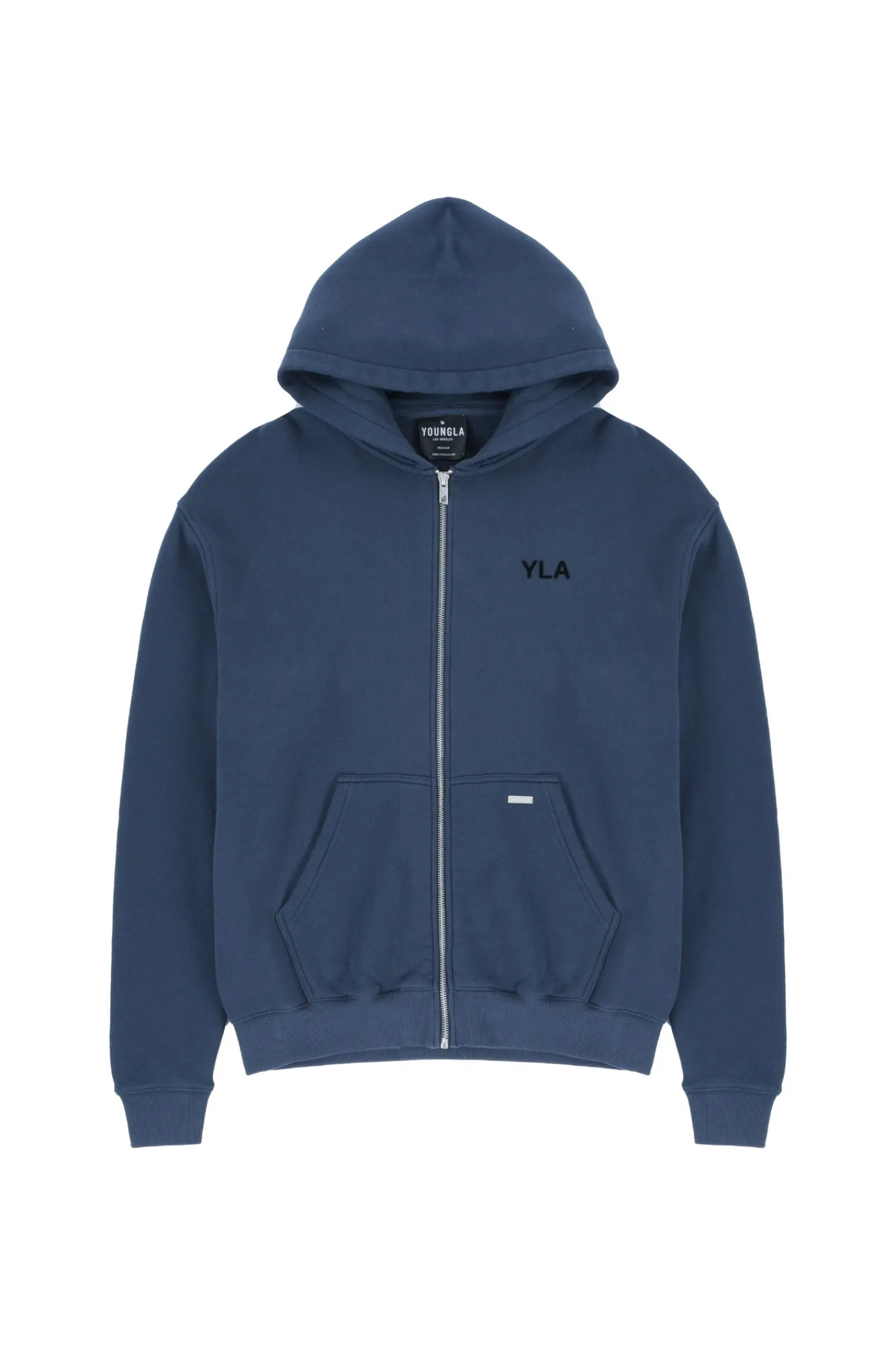 Outerwear<Youngla 515 Monarch Zip-Up Hoodie Black Wash|Bone Wash|Forest Green Wash|Navy Wash