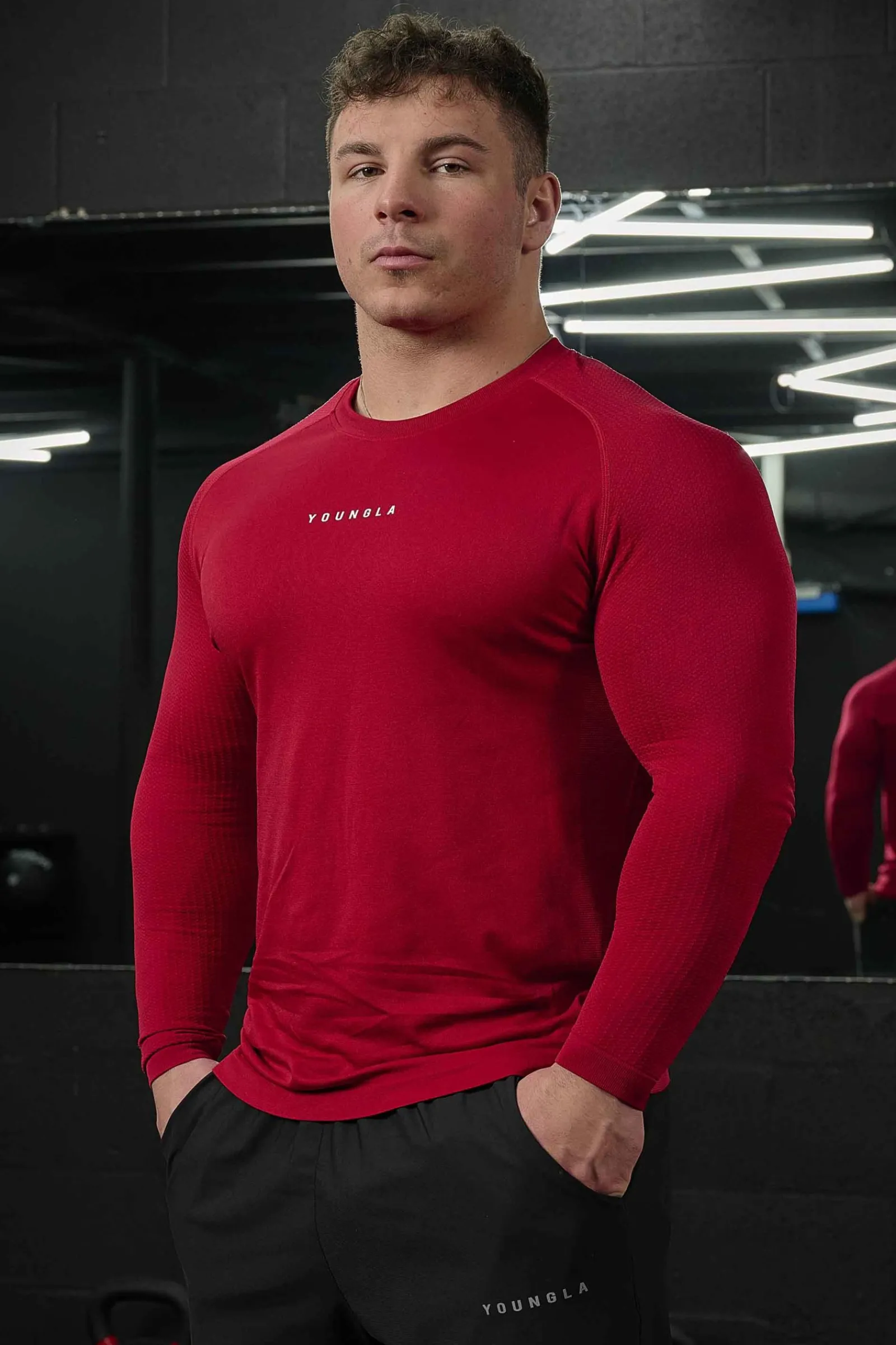 Shirts<Youngla 823 New Gen Compression Longsleeves Beacon Blue|Black|Chocolate Plum|Dark Purple