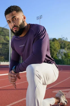 Shirts<Youngla 823 New Gen Compression Longsleeves Beacon Blue|Black|Chocolate Plum|Dark Purple