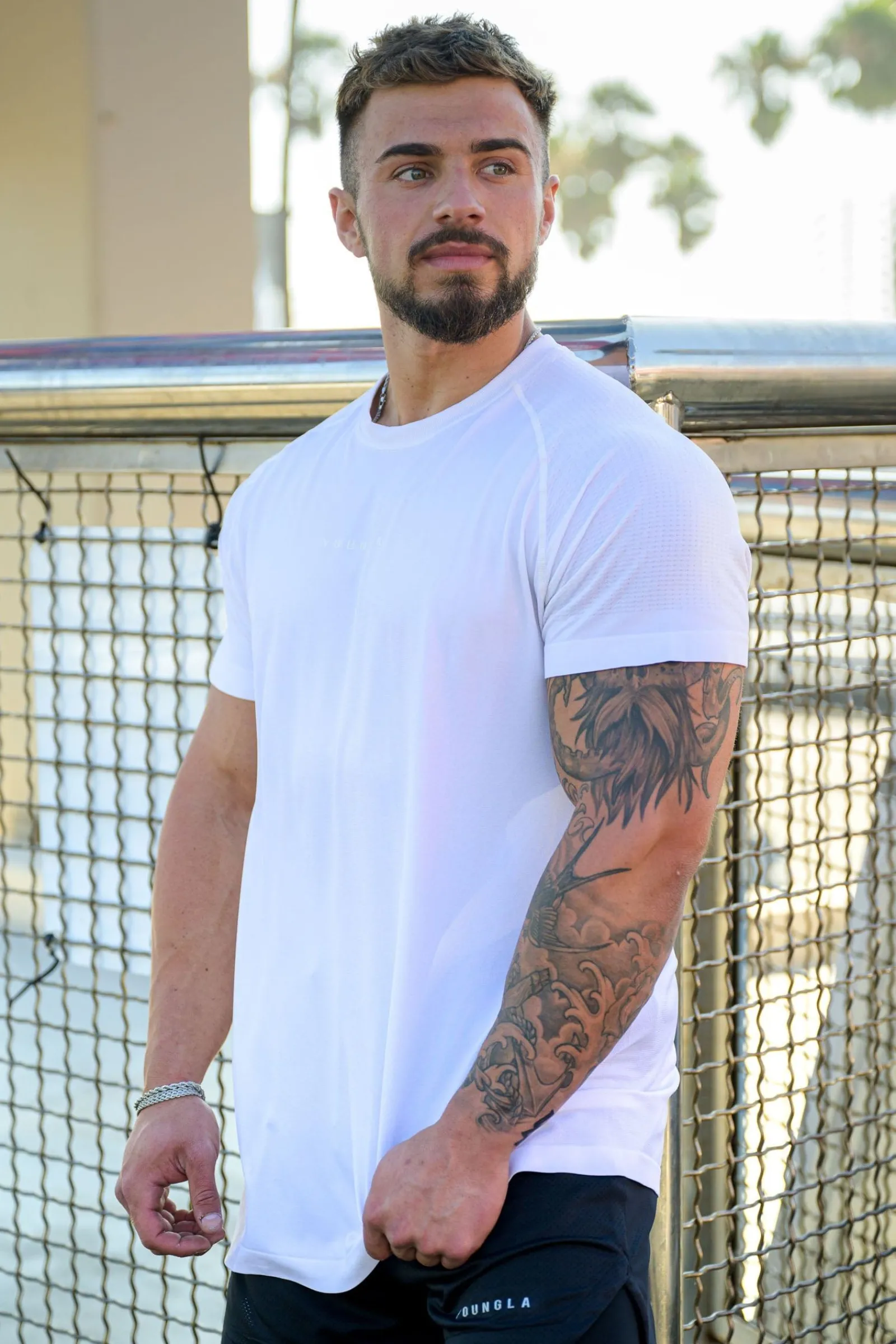 Shirts<Youngla 454 New Gen Compression Tee Beige|Black|Marooned|Teal