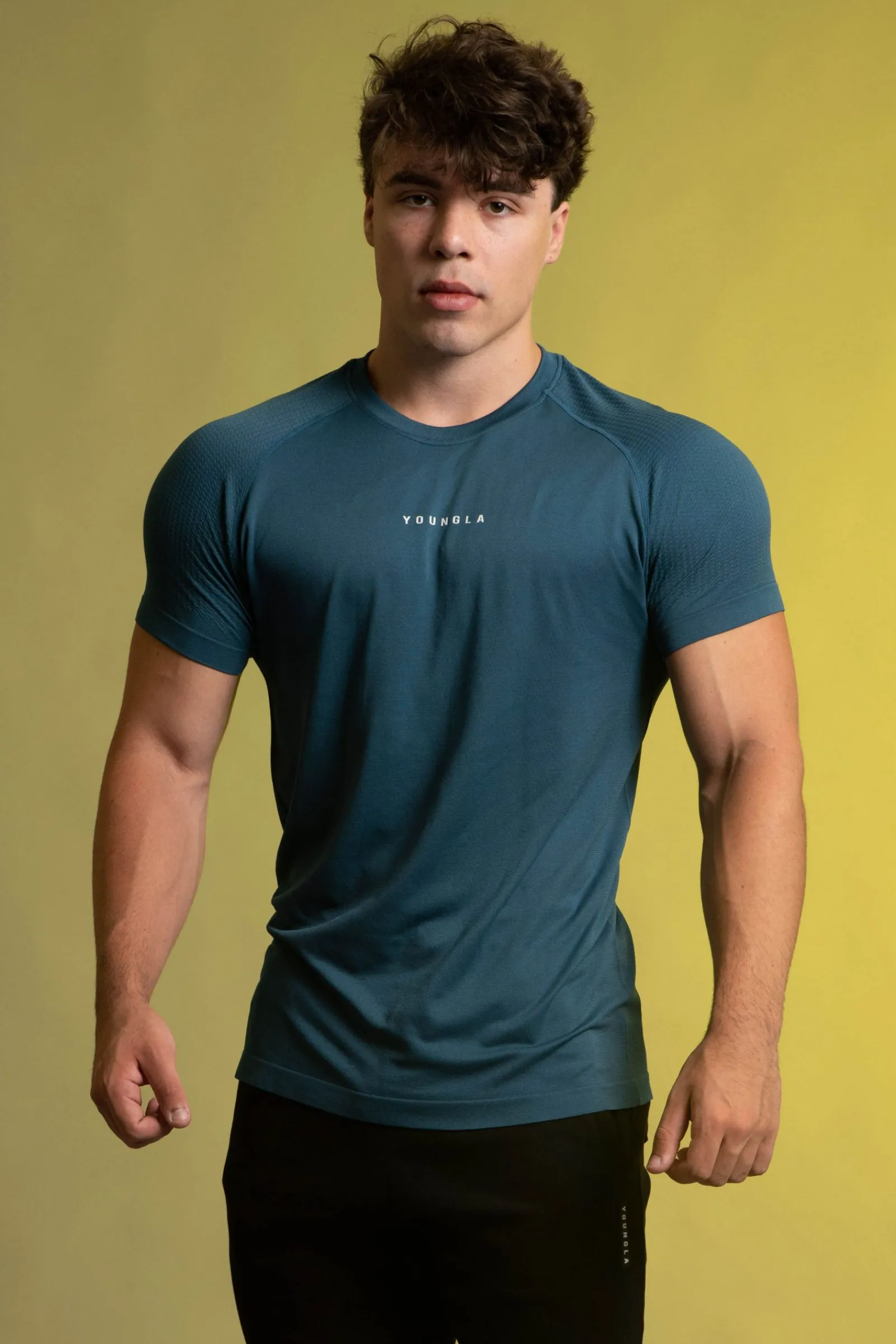 Shirts<Youngla 454 New Gen Compression Tee Beige|Black|Marooned|Teal