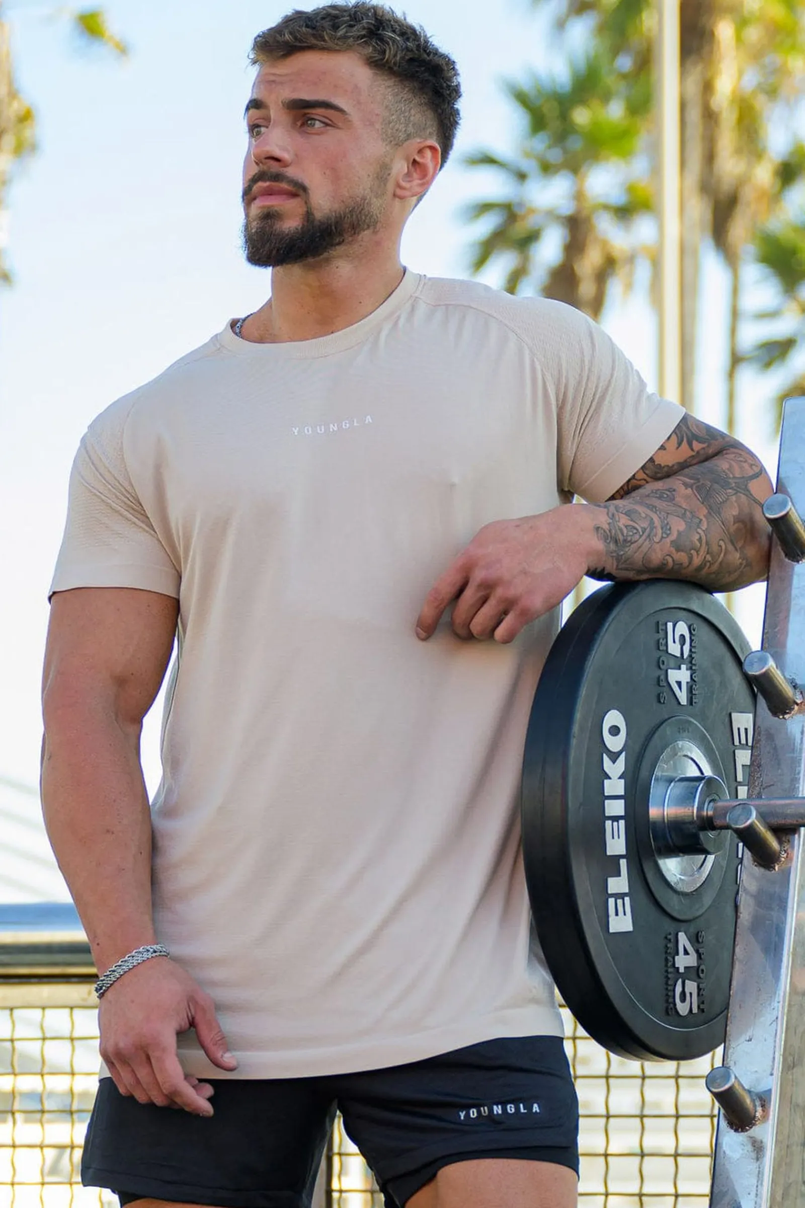 Shirts<Youngla 454 New Gen Compression Tee Beige|Black|Marooned|Teal