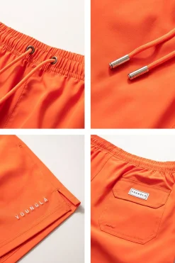 Shorts<Youngla 140 Night Swim Shorts Colors 23' Coffee|Light Grey|Navy|Olive
