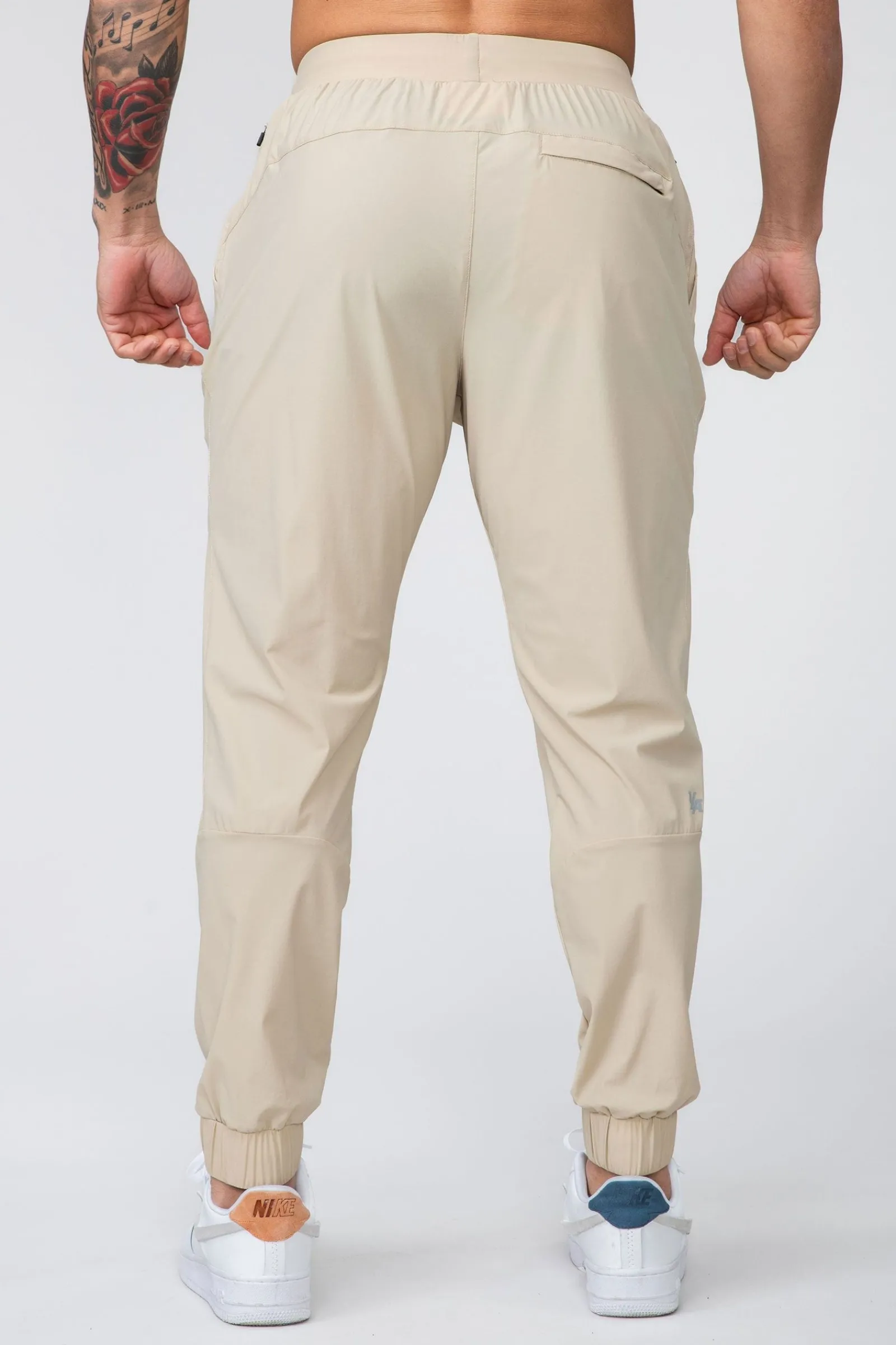 Joggers<Youngla 237 Nylon Training Joggers Black|Dark Chocolate|Flint Stone|Light Grey
