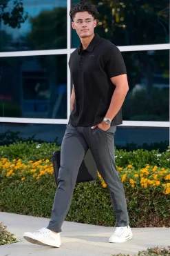 Pants & Jeans<Youngla 626 Office Tech Pants Black|Coal|Navy|Trench