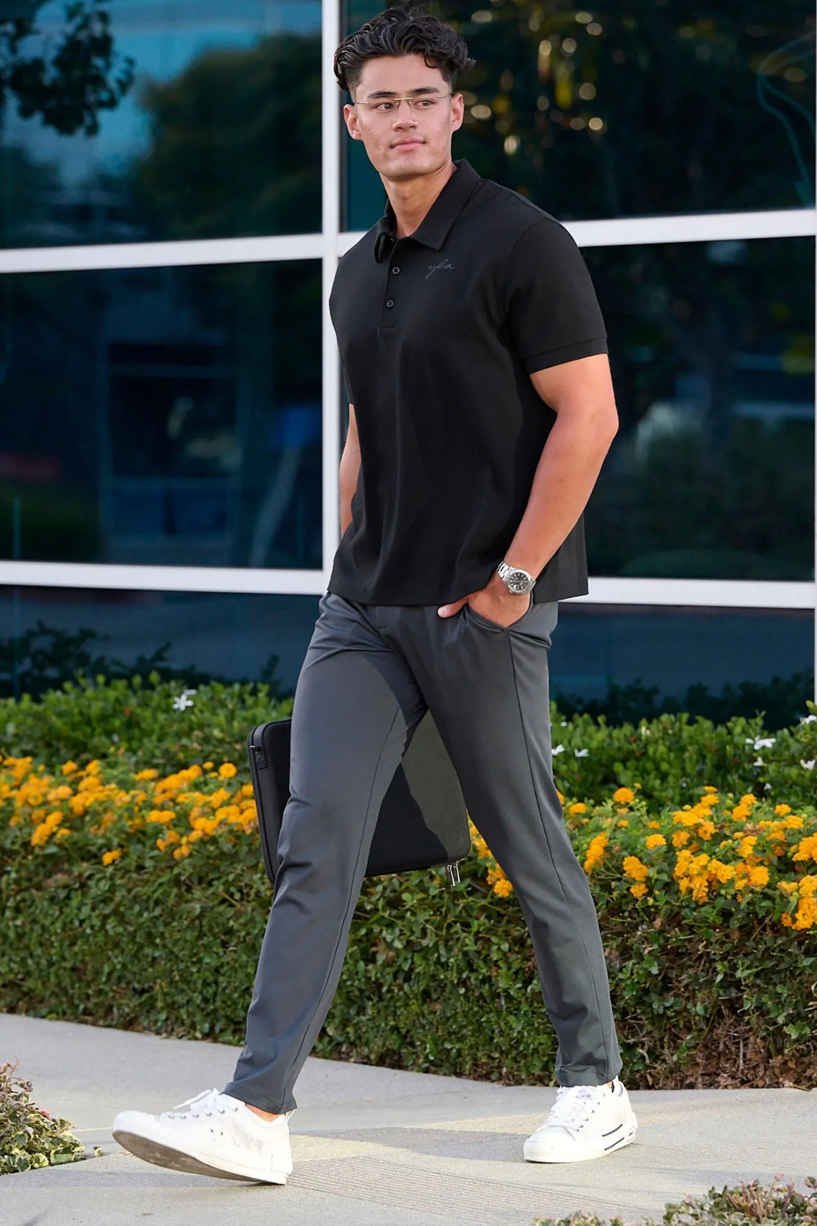 Pants & Jeans<Youngla 626 Office Tech Pants Black|Coal|Navy|Trench