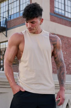 Tanks<Youngla 338 Offset Delt Tanks Black|Brown|Deep Burgundy|Light Grey