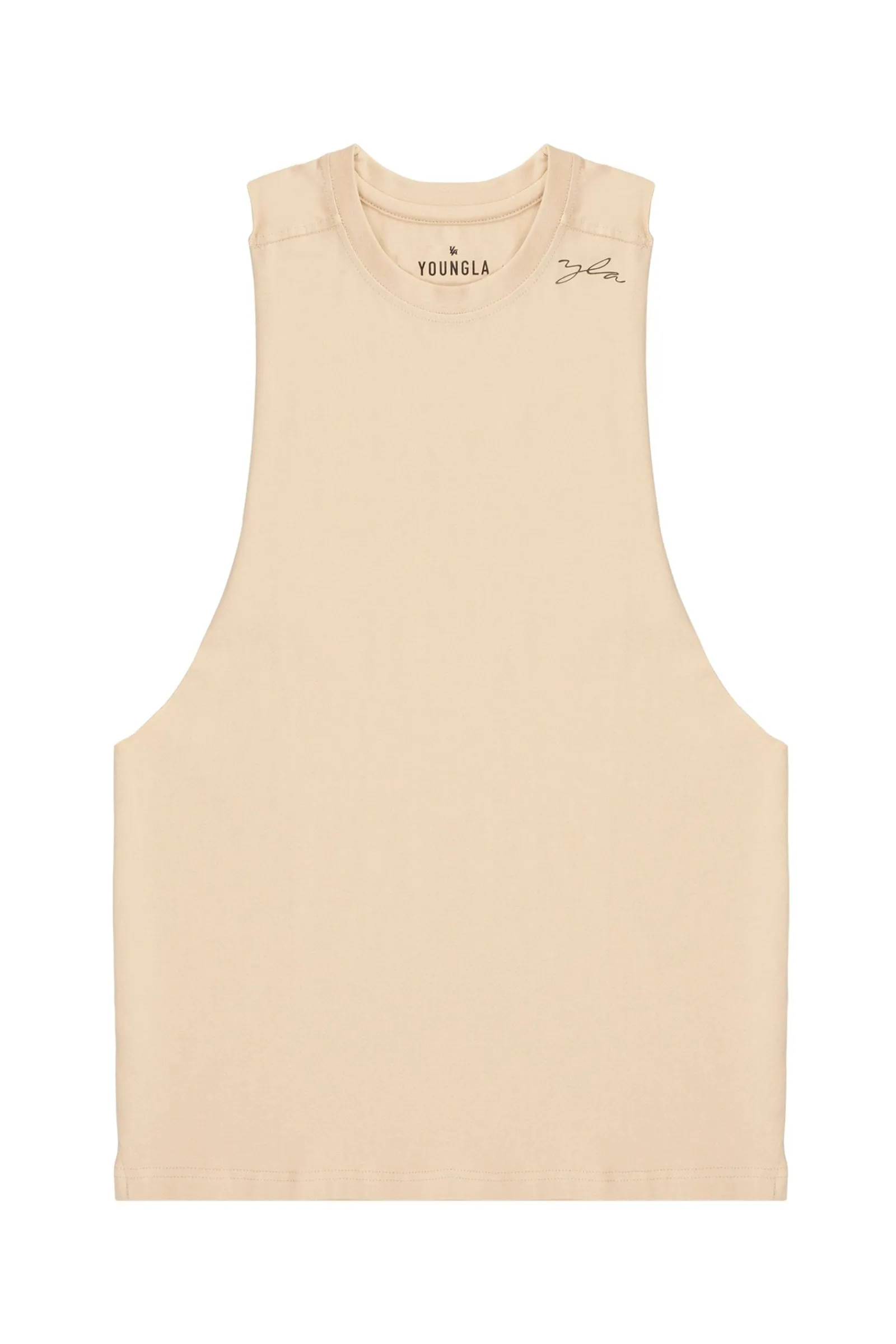 Tanks<Youngla 338 Offset Delt Tanks Black|Brown|Deep Burgundy|Light Grey