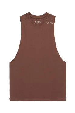 Tanks<Youngla 338 Offset Delt Tanks Black|Brown|Deep Burgundy|Light Grey