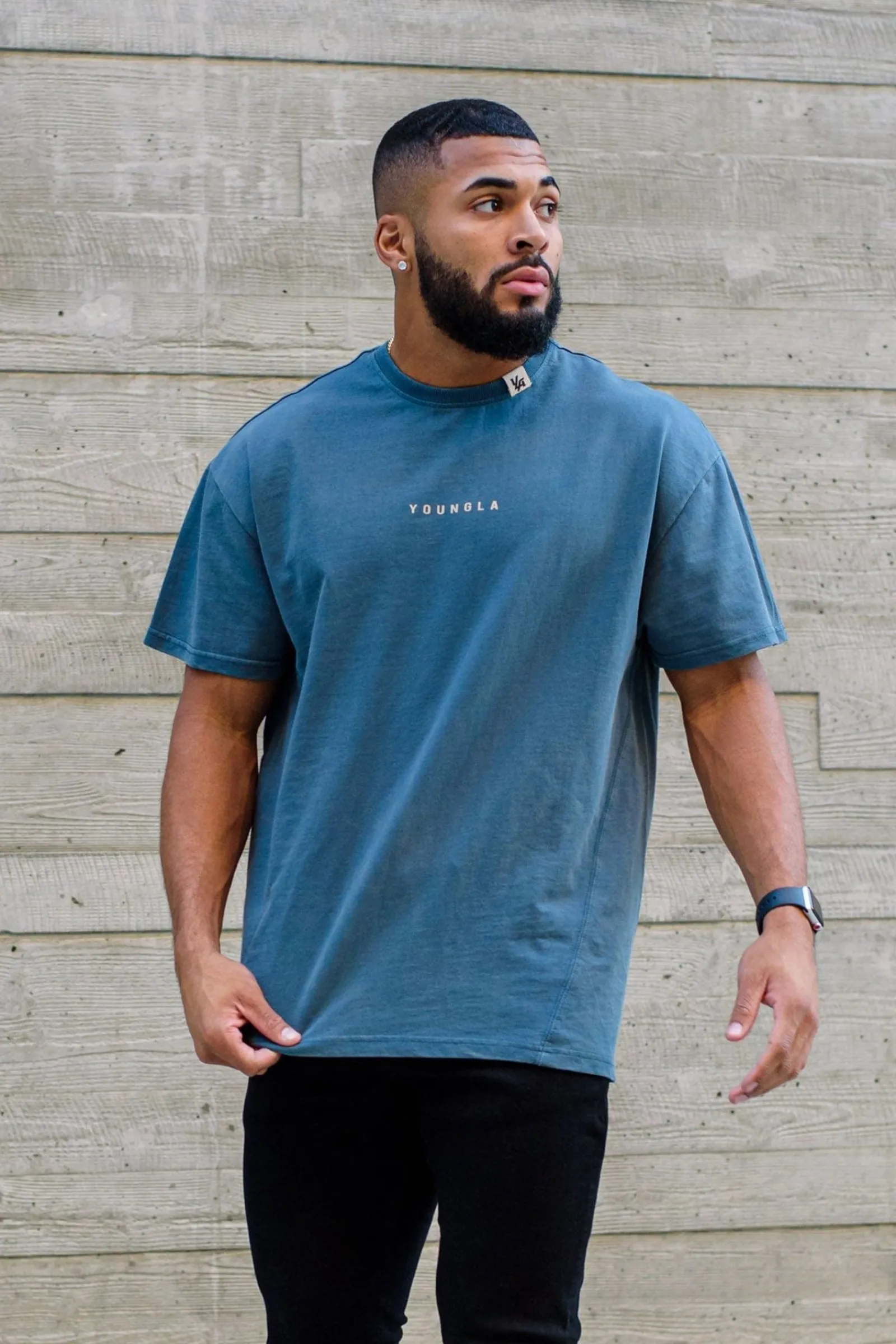 Shirts<Youngla 413 Oversized Bloc Shirts Black|Off White|Charcoal Grey|Navy