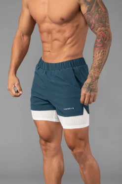 Shorts<Youngla 144 Peak Velocity Compression Shorts Black|Forest Green|Navy|Off-White