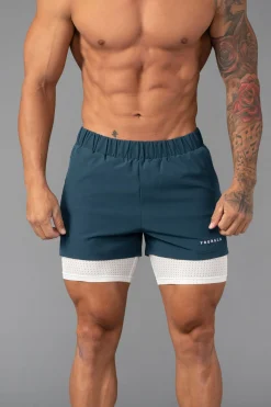 Shorts<Youngla 144 Peak Velocity Compression Shorts Black|Forest Green|Navy|Off-White