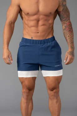 Shorts<Youngla 144 Peak Velocity Compression Shorts Black|Forest Green|Navy|Off-White