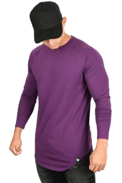 Shirts<Youngla 410 Perfect Raglan Long Sleeve Shirts Black|Charcoal|Sea Green|Salmon