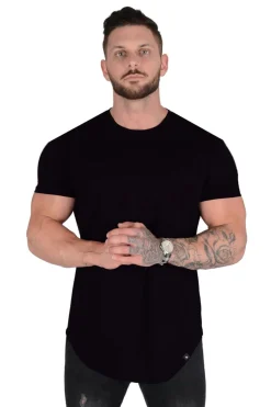 Shirts<Youngla 402 Perfect Tee-Scallop Bottom Black|Grey|Beige|White
