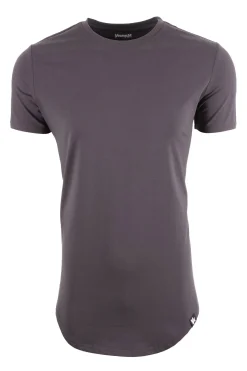 Shirts<Youngla 402 Perfect Tee-Scallop Bottom Black|Grey|Beige|White