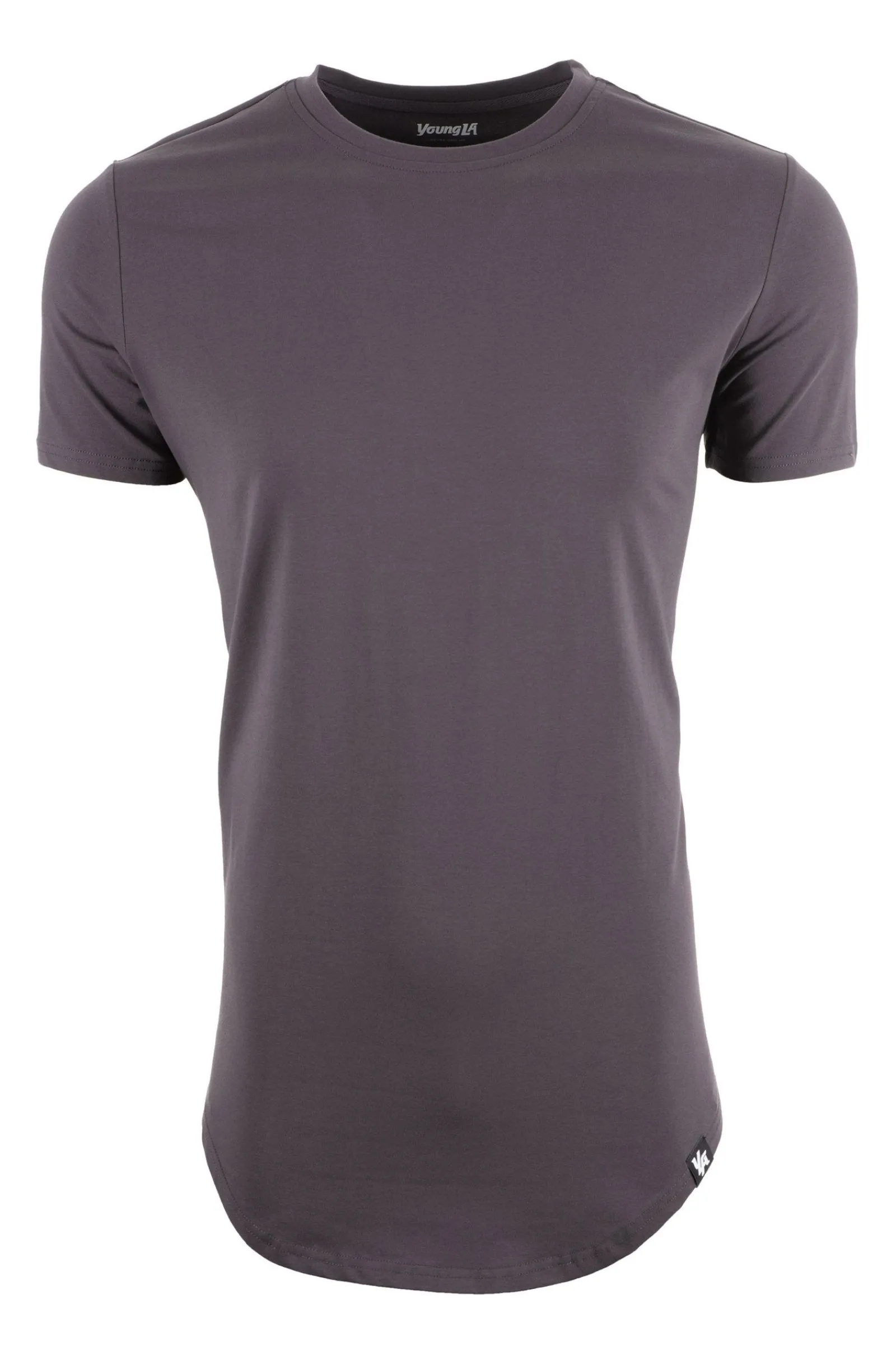 Shirts<Youngla 402 Perfect Tee-Scallop Bottom Black|Grey|Beige|White