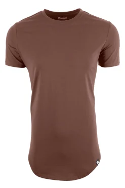 Shirts<Youngla 402 Perfect Tee-Scallop Bottom Black|Grey|Beige|White