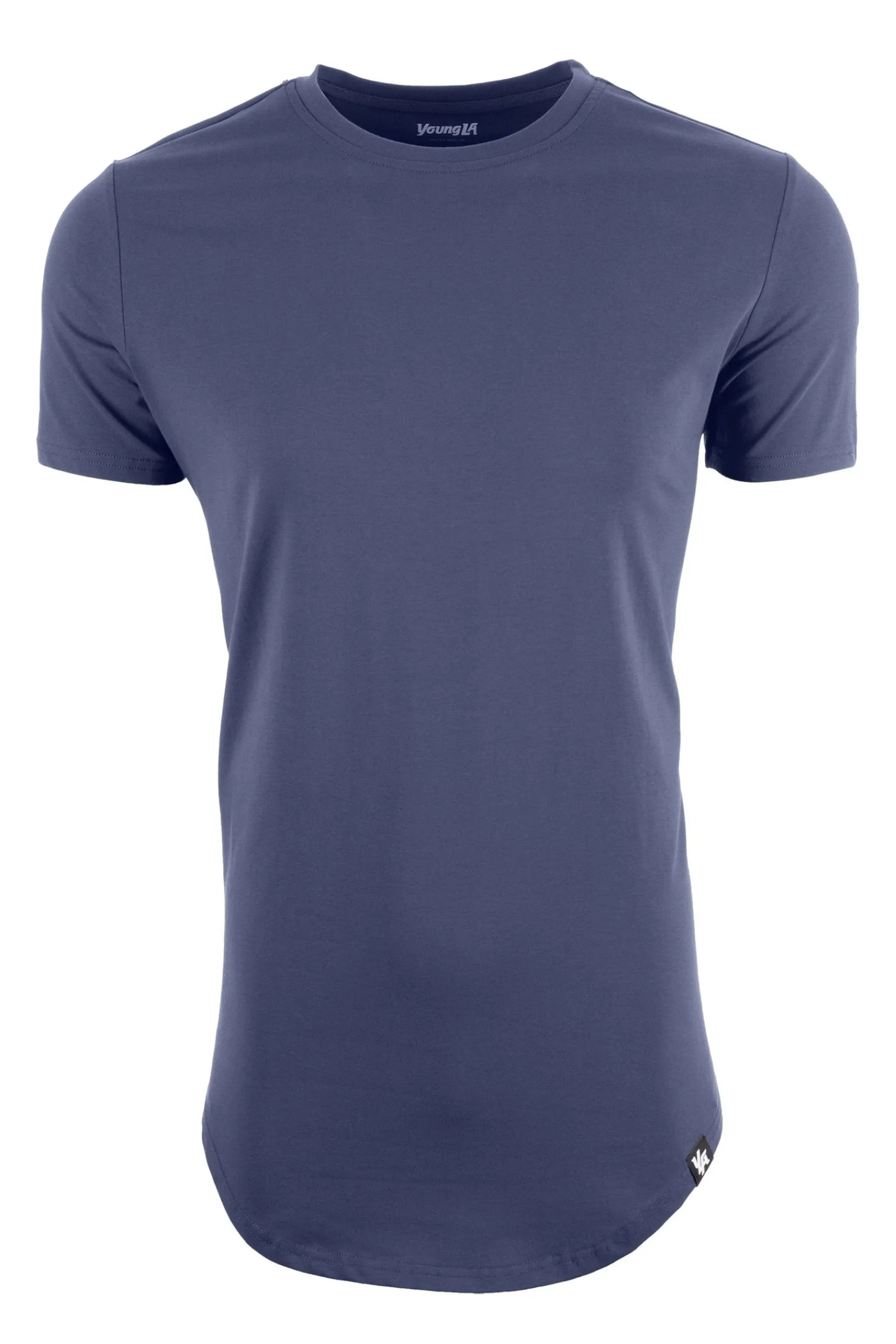 Shirts<Youngla 402 Perfect Tee-Scallop Bottom Black|Grey|Beige|White