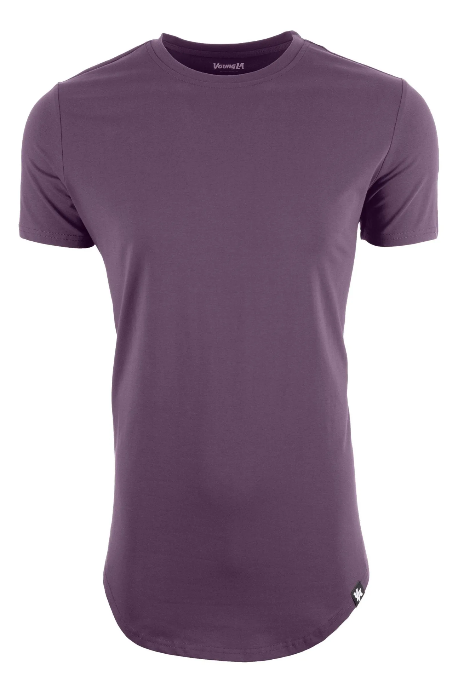 Shirts<Youngla 402 Perfect Tee-Scallop Bottom Black|Grey|Beige|White