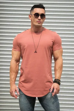 Shirts<Youngla 402 Perfect Tee-Scallop Bottom Black|Grey|Beige|White