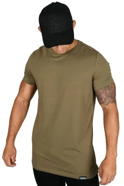 Shirts<Youngla 411 Perfect Tee-Straight Bottom Black|Khaki|White|Grey