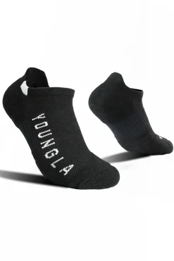 Accessories<Youngla 710 Performance Ankle Socks 3-Pack Black|White