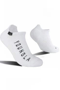 Accessories<Youngla 710 Performance Ankle Socks 3-Pack Black|White